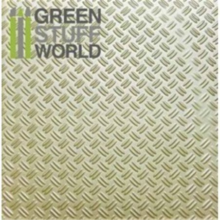 RSL Gaming AB | ABS Plasticard - Thread DOUBLE DIAMOND Textured Sheet - A4