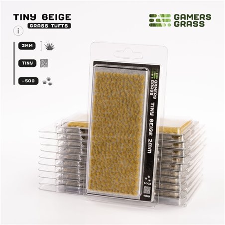 Tiny tufts beige
