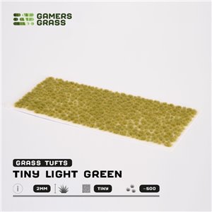 Tiny tufts light green