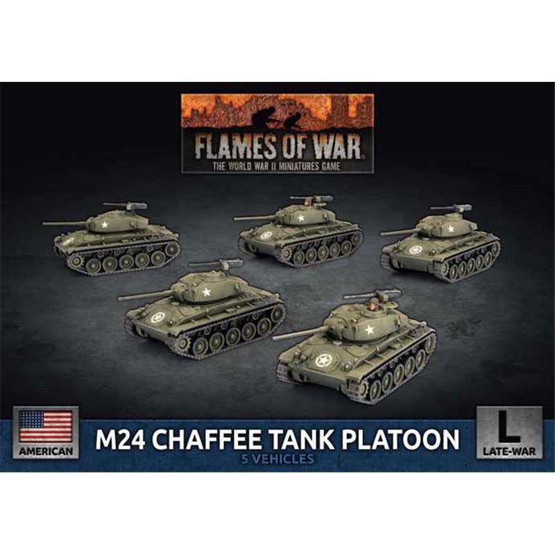RSL Gaming AB | M24 Chaffee Tank Platoon (x5 Plastic)