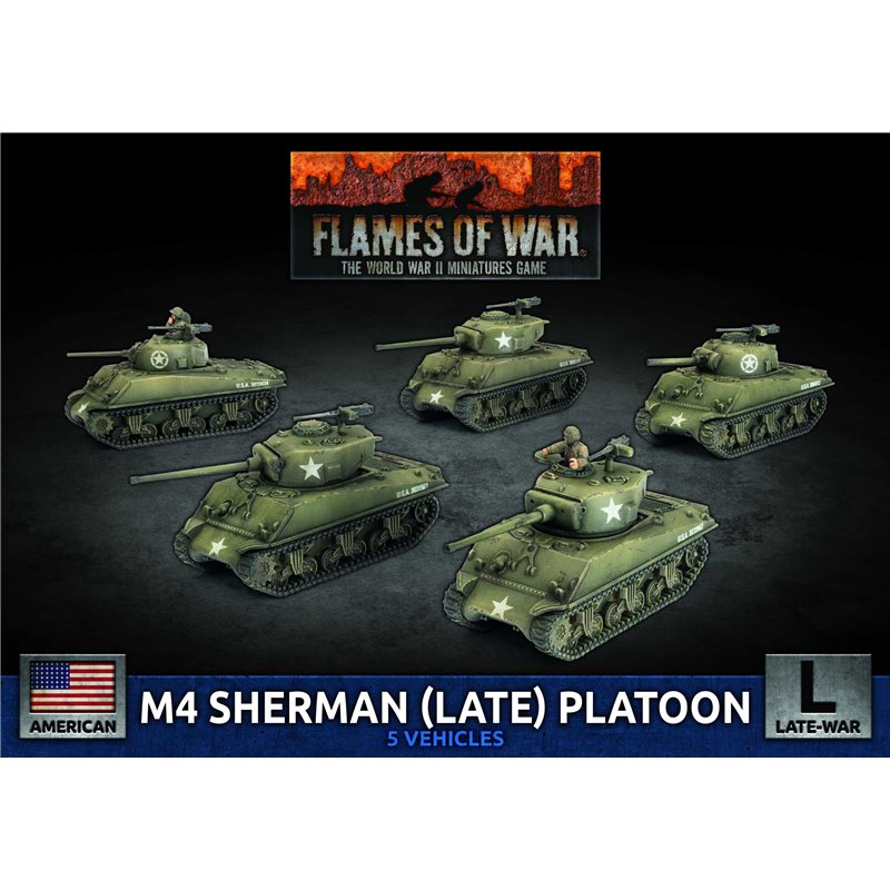 RSL Gaming AB | M4 Sherman (Late) Platoon (x5 Plastic)