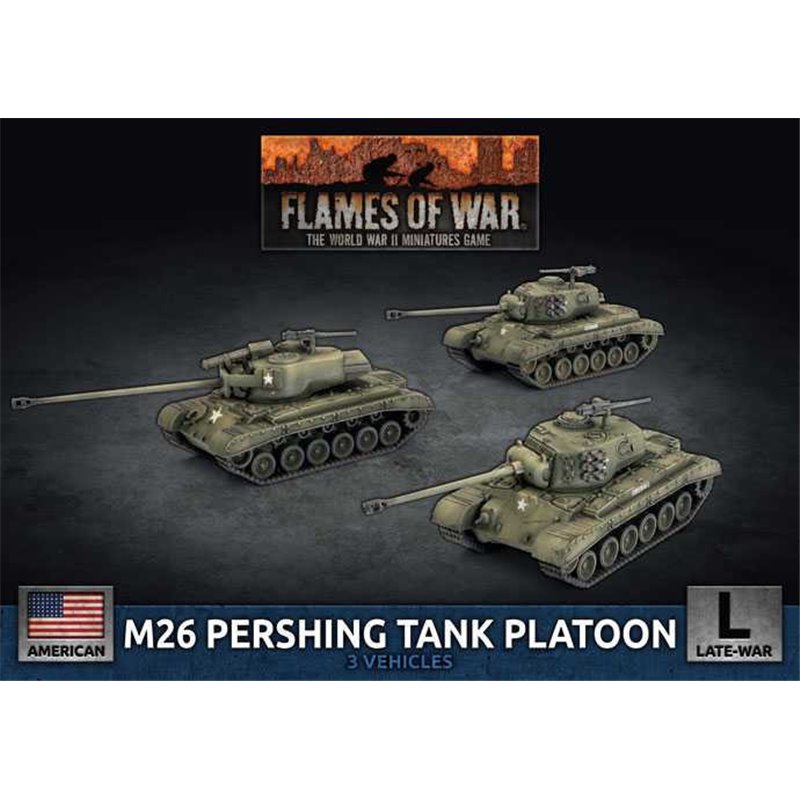 RSL Gaming AB | M26 Pershing Tank Platoon (x3 Plastic)