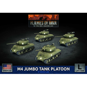 M4 Jumbo Platoon (x4 Plastic)