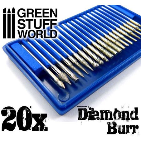 RSL Gaming AB | Diamond Burr Set with 20 tips