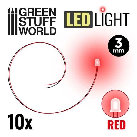 RSL Gaming AB | Red LED Lights - 3mm