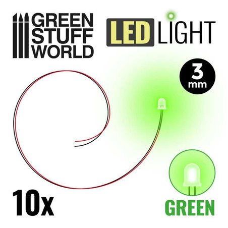 RSL Gaming AB | Green LED Lights - 3mm
