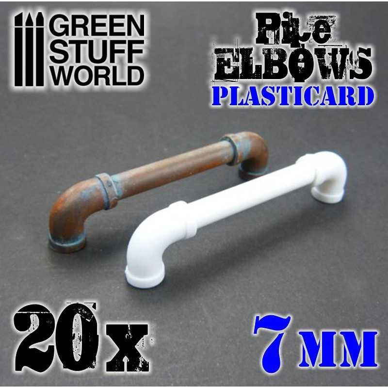 RSL Gaming AB | Plasticard Pipe ELBOWS 7mm