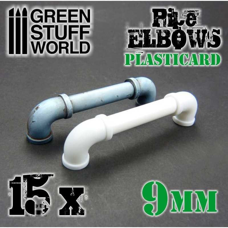 RSL Gaming AB | Plasticard Pipe ELBOWS 9mm