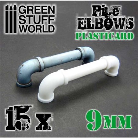 RSL Gaming AB | Plasticard Pipe ELBOWS 9mm