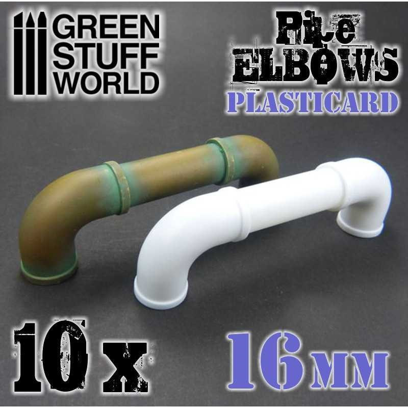 RSL Gaming AB | Plasticard Pipe ELBOWS 16mm