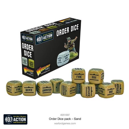 RSL Gaming AB | Orders Dice Pack - Sand
