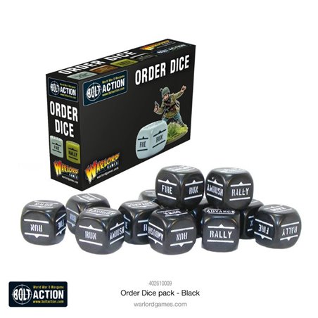 RSL Gaming AB | Orders Dice Pack - Black