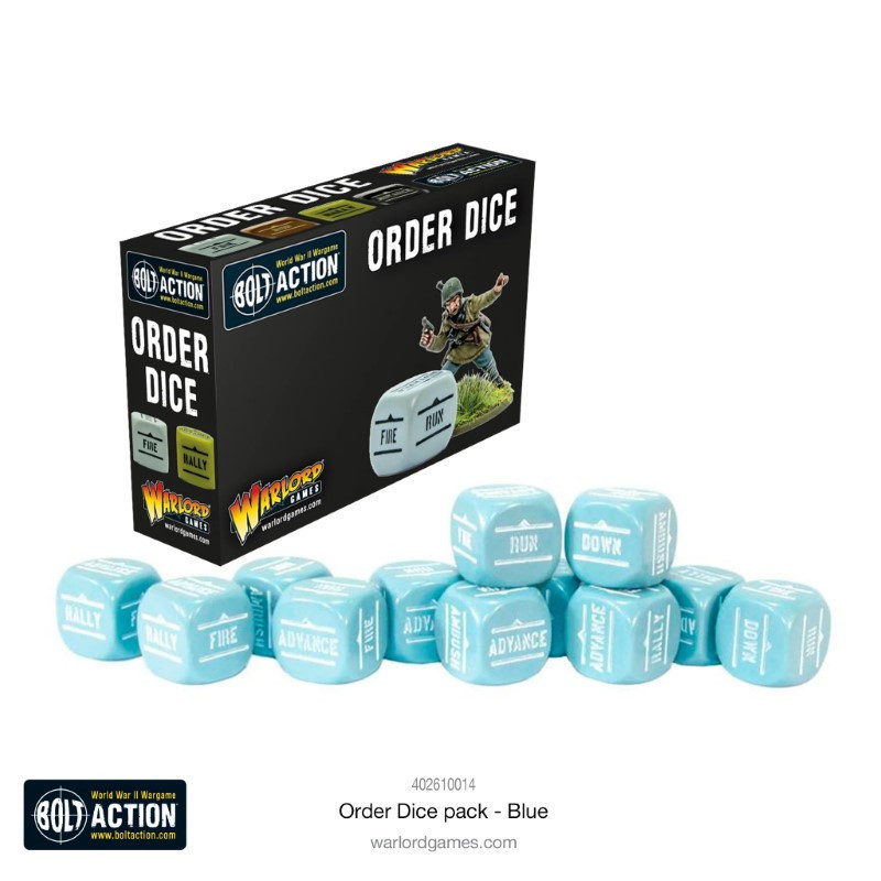 RSL Gaming AB | Orders Dice Pack - Blue