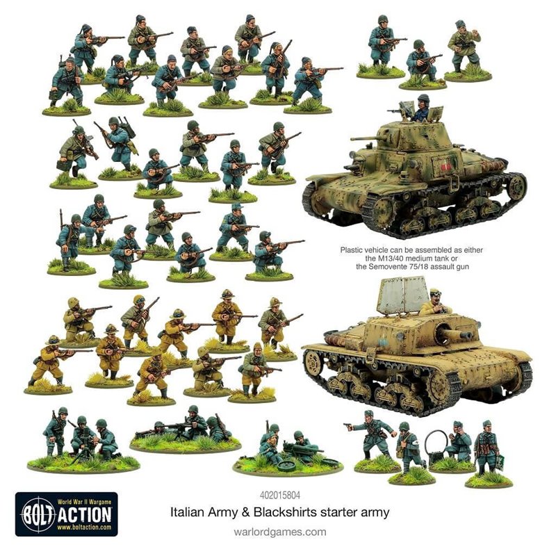 RSL Gaming AB | Italian Army - Blackshirts Starter Army