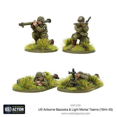 US Airborne Bazooka and light mortar teams (1944-45) 
