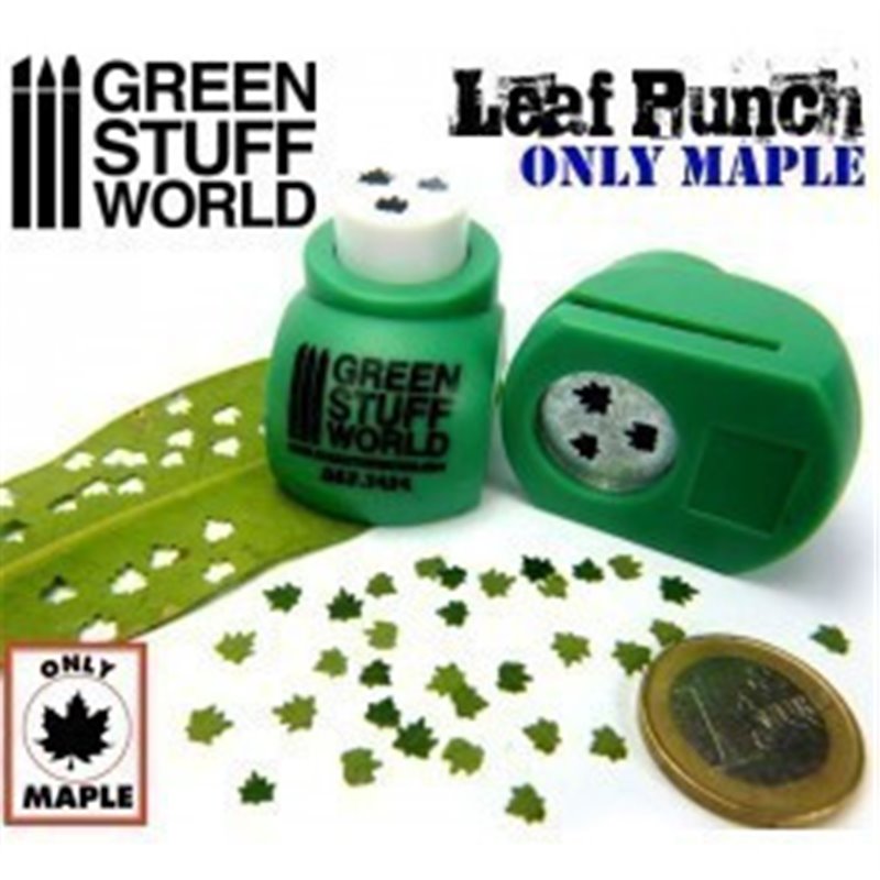 RSL Gaming AB | Miniature Leaf Punch : MEDIUM GREEN
