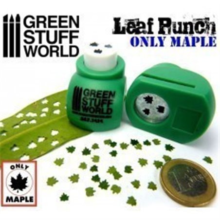RSL Gaming AB | Miniature Leaf Punch : MEDIUM GREEN