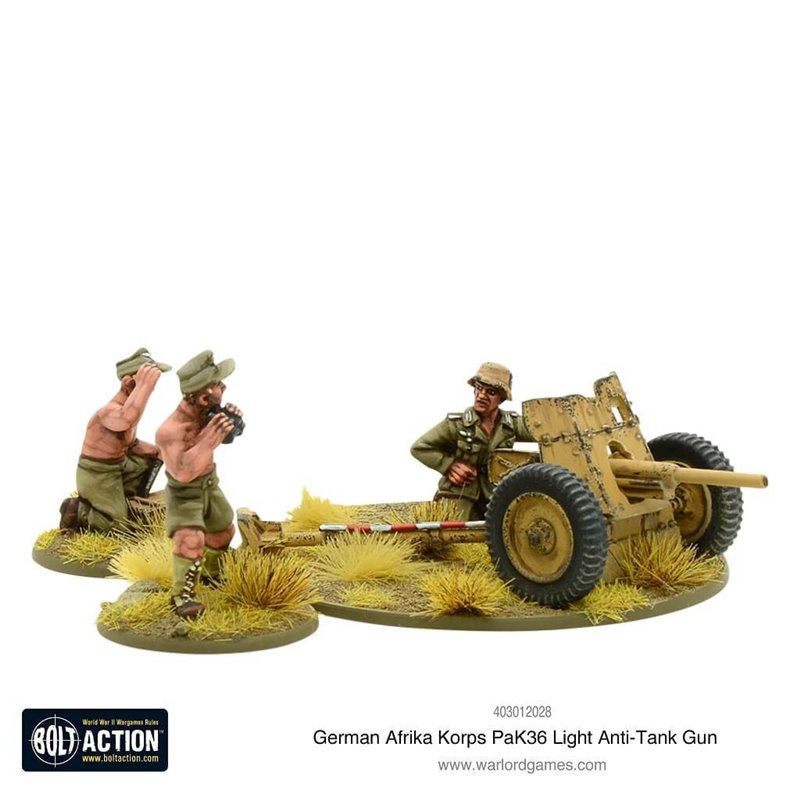RSL Gaming AB | Afrika Korps Pak 36 light anti-tank gun
