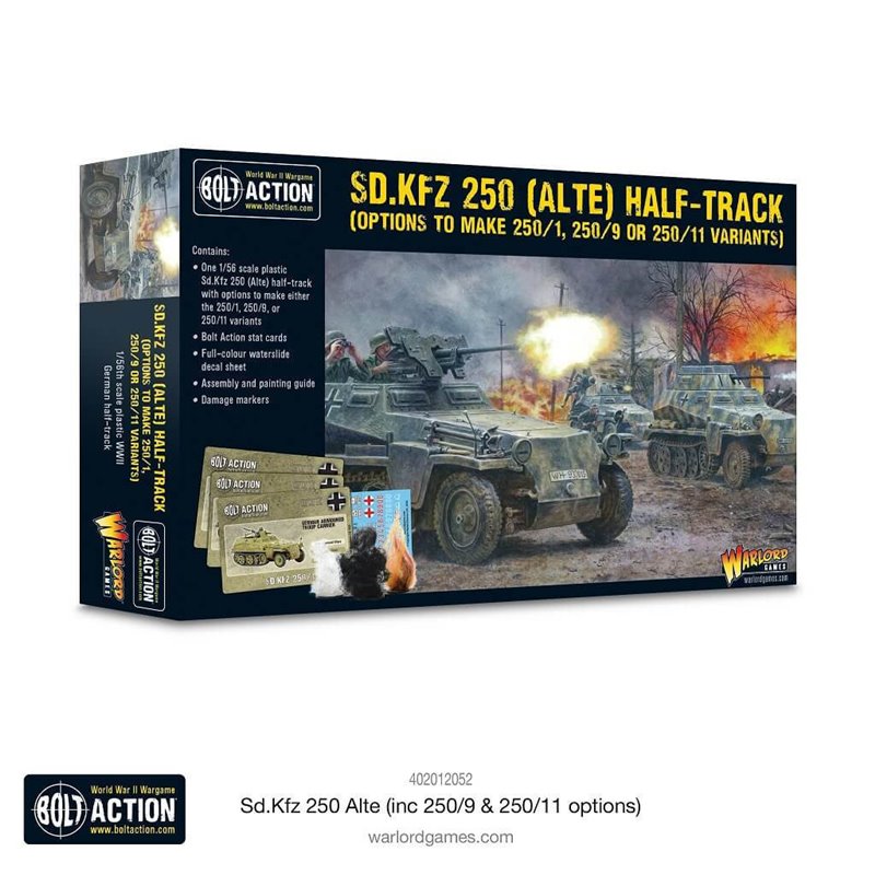 RSL Gaming AB | Sd.Kfz 250 (Alte) Halftrack (Options for 250/1 & 250/9 & 250/11)