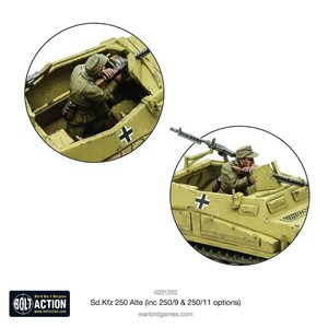 RSL Gaming AB | Sd.Kfz 250 (Alte) Halftrack (Options for 250/1 & 250/9 & 250/11)