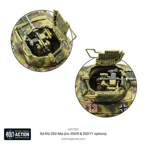 RSL Gaming AB | Sd.Kfz 250 (Alte) Halftrack (Options for 250/1 & 250/9 & 250/11)