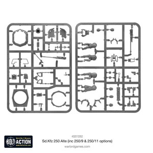 RSL Gaming AB | Sd.Kfz 250 (Alte) Halftrack (Options for 250/1 & 250/9 & 250/11)