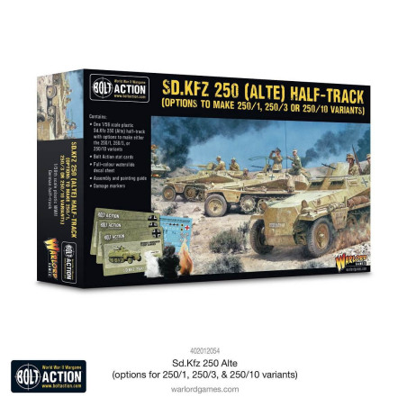 RSL Gaming AB | Sd.Kfz.250 (Alte) Half-Track (Options for 250/1, 250/3, 250/10)