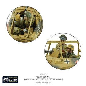 RSL Gaming AB | Sd.Kfz.250 (Alte) Half-Track (Options for 250/1, 250/3, 250/10)