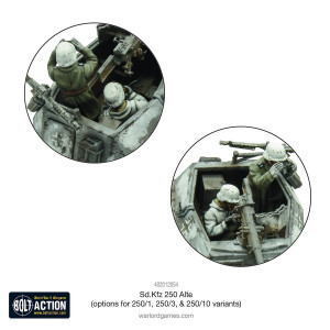 RSL Gaming AB | Sd.Kfz.250 (Alte) Half-Track (Options for 250/1, 250/3, 250/10)