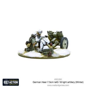 RSL Gaming AB | German Heer (Winter) 7.5cm leIG 18 Light Artillery