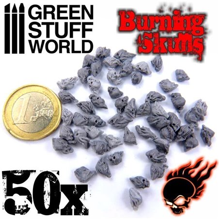 RSL Gaming AB | Resin Burning Skulls x50