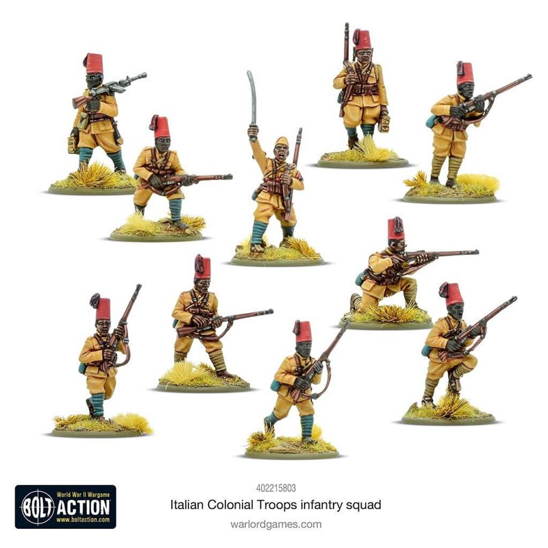 RSL Gaming AB | Italian Colonial Troops Infantry Squad