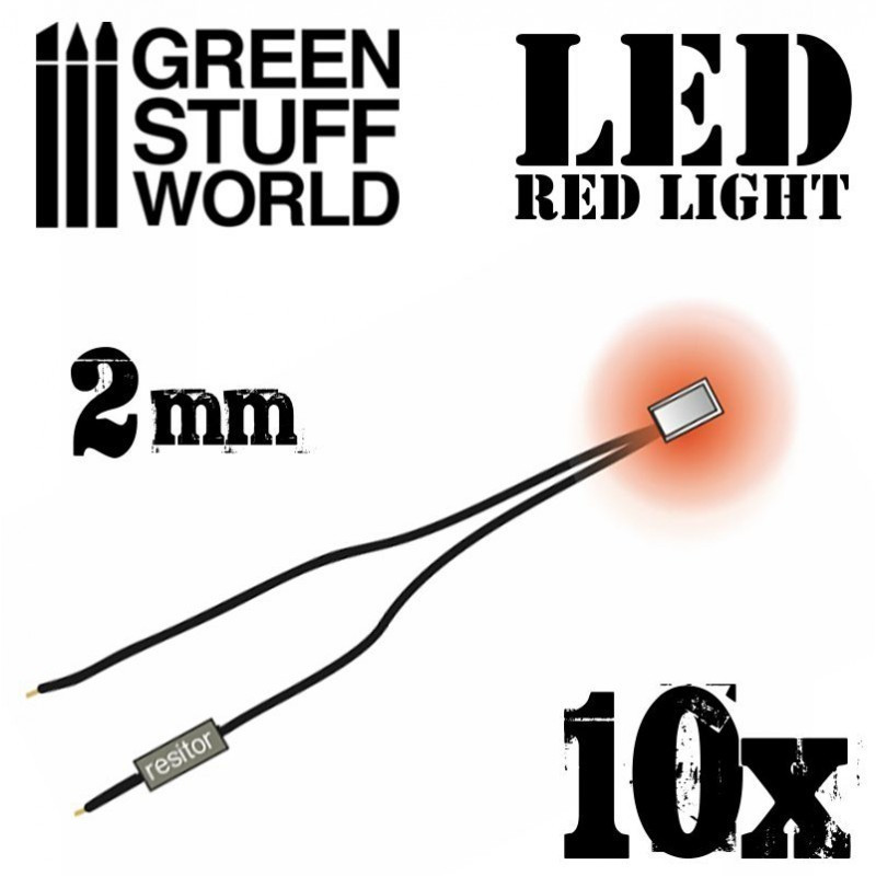 RSL Gaming AB | Red LED Lights - 2mm