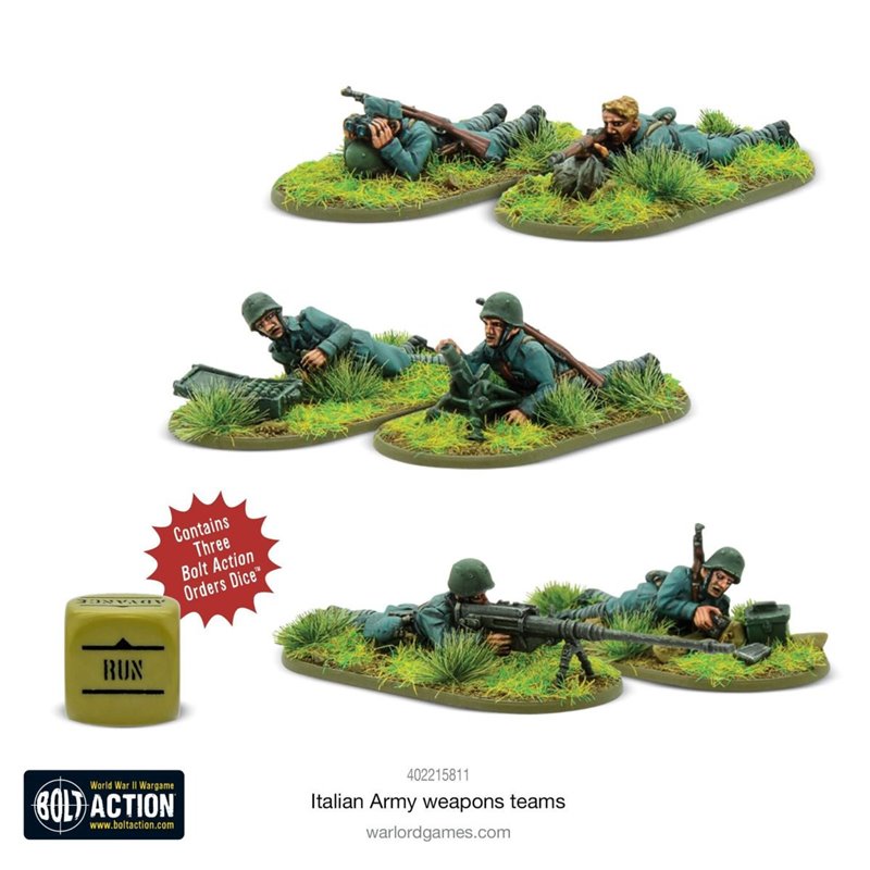 RSL Gaming AB | Italian Army Weapons Teams