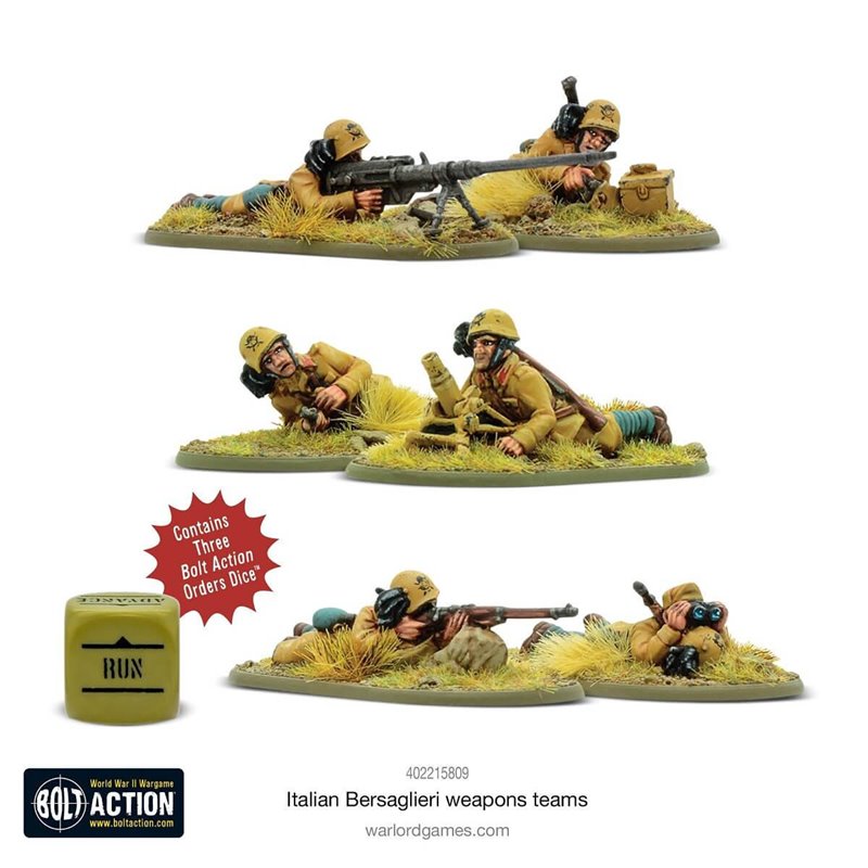 RSL Gaming AB | Italian Bersaglieri Weapons Teams