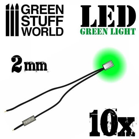 RSL Gaming AB | Green LED Lights - 2mm