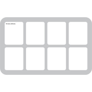 Feldherr 110 mm half-size with 8 large cut-outs