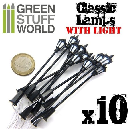 RSL Gaming AB | Classic Lamps with LED Lights x10