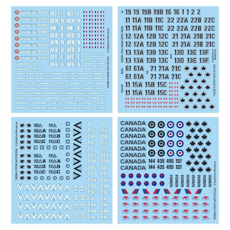 RSL Gaming AB | NATO Forces Decals (x4)