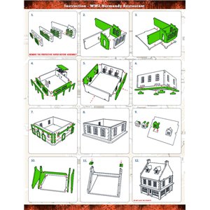 RSL Gaming AB | WW2 Normandy Restaurant PREPAINTED - 15mm