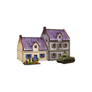 RSL Gaming AB | WW2 Normandy Townhouse 3 PREPAINTED - 15mm