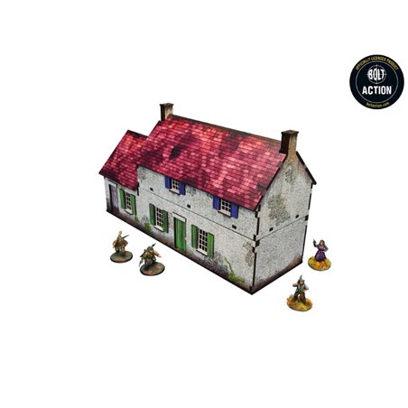 RSL Gaming AB | WW2 Normandy Homestead w. Outbuildings PREPAINTED - 28mm