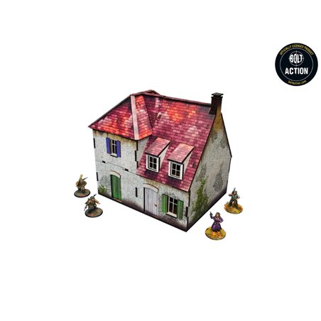 RSL Gaming AB | WW2 Normandy Farmhouse PREPAINTED - 28mm