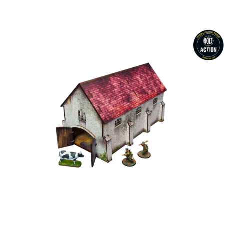 RSL Gaming AB | WW2 Normandy Cowshed PREPAINTED - 28mm