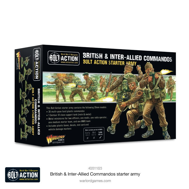 RSL Gaming AB | British & Inter-Allied Commandos starter army