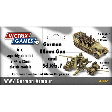 German 88m Gun and Sd.Kfz.7