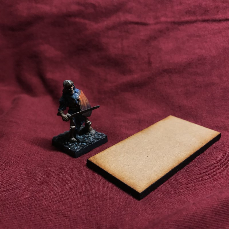 60x30mm MDF-bas, Rektangulär