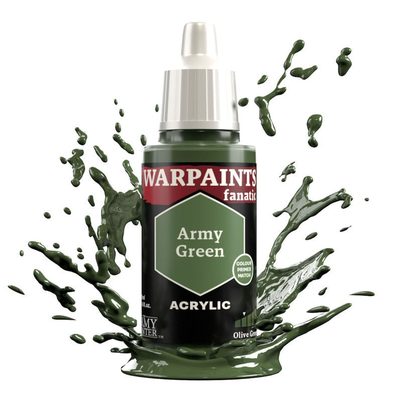 RSL Gaming AB | Warpaints Fanatic: Army Green 18ml