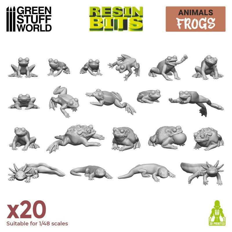 RSL Gaming AB | 3D printed set - Frogs and Toads