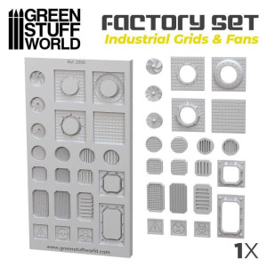 Silicone Molds - Grids and Fans